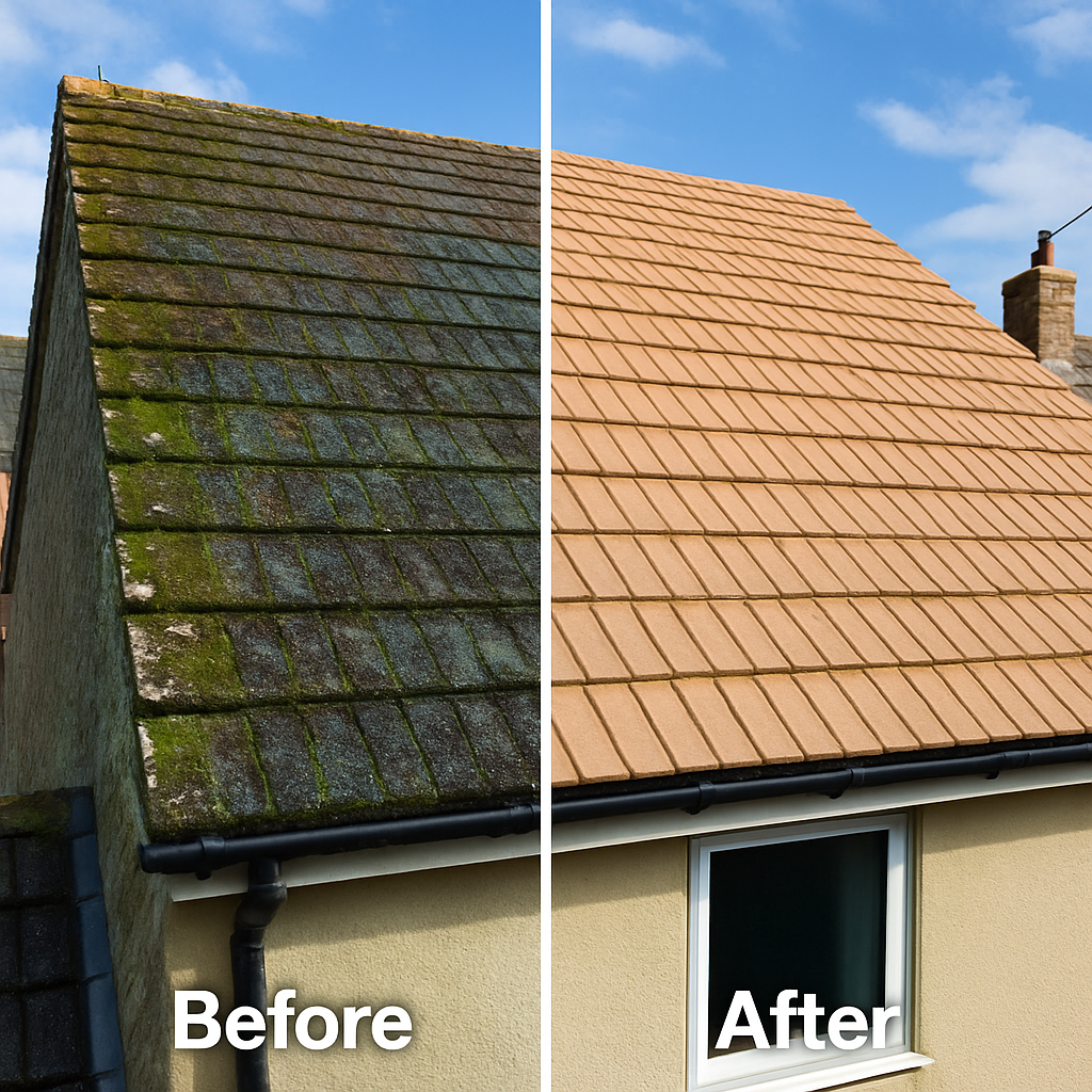 Moss on roof tiles – is roof cleaning necessary?