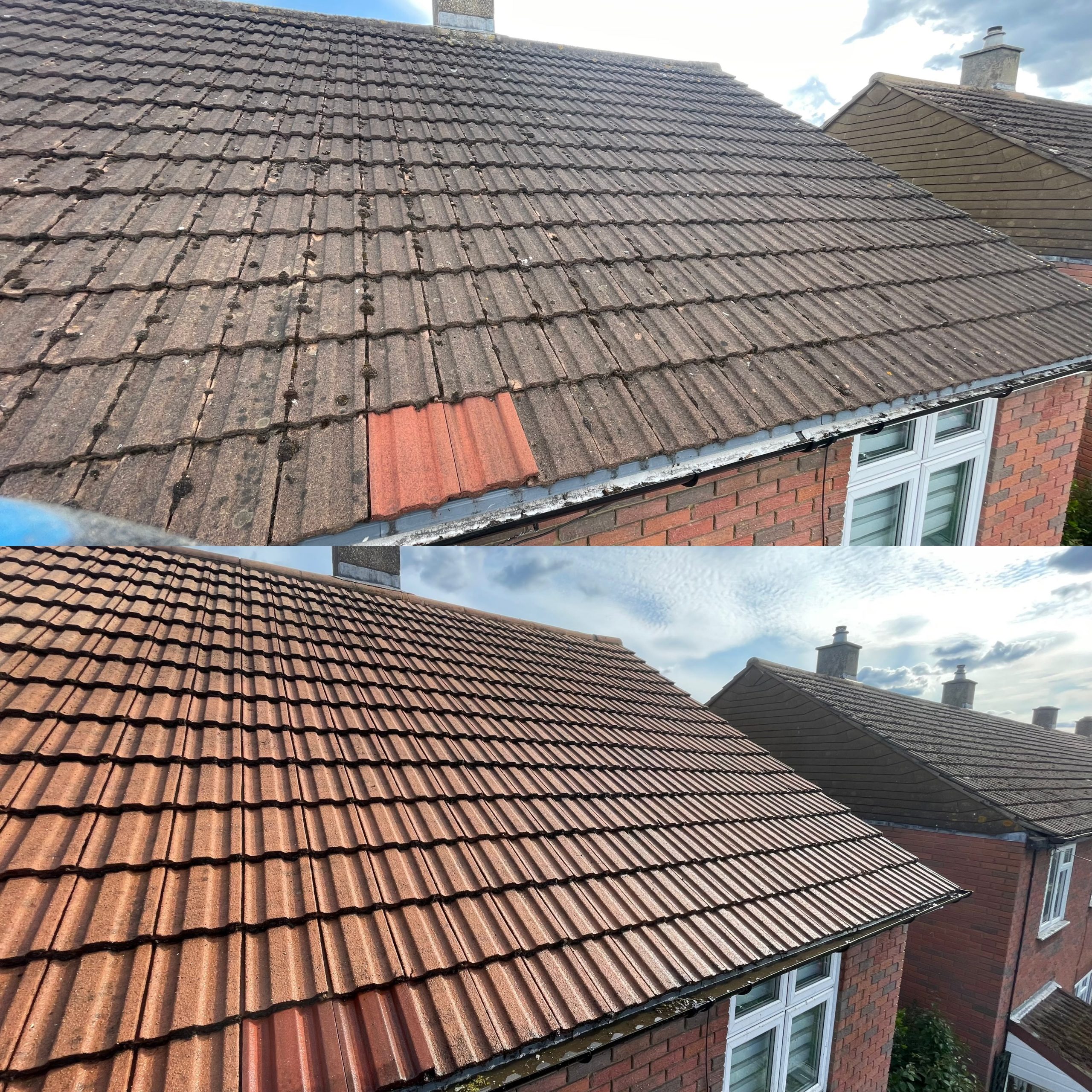 Roof clean in somerton